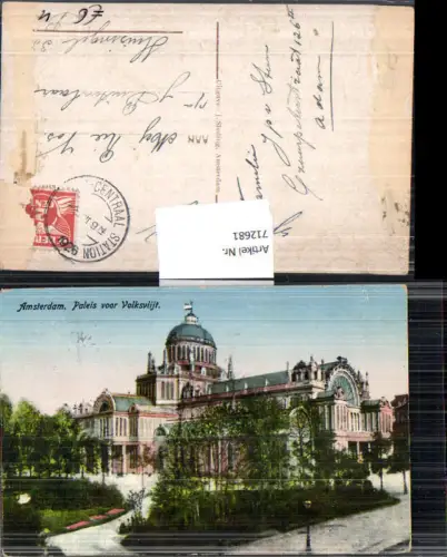 712681 Amsterdam Paleis voor Volksvlijt