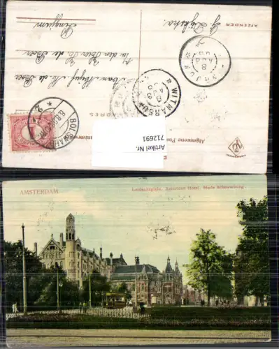 712691 Amsterdam Leidscheplein American Hotel Stads Schouwburg