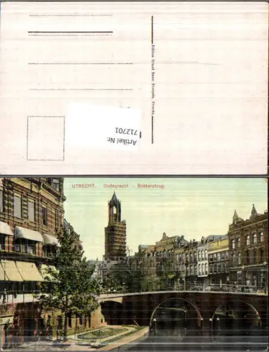 712701 Utrecht oudegracht Bakkersbrug