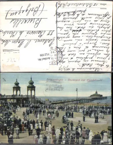 712709 Scheveningen Boulevard met Wandelhoofd