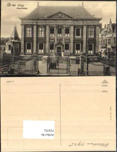 713751 Den Haag Mauritshuis