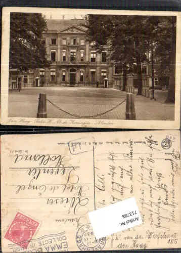 713788 Den Haag Paleis Konigin Moeder gel Deventer