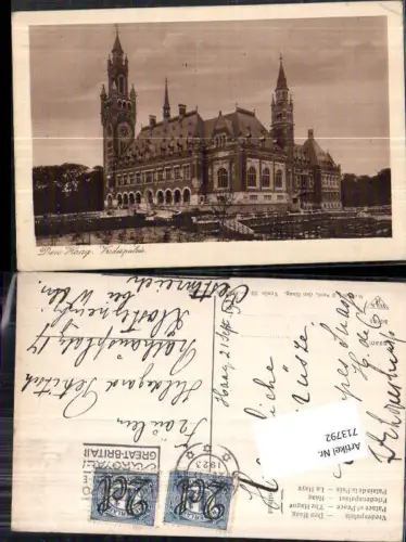 713792 Den Haag Friedenspalast gel Klosterneuburg
