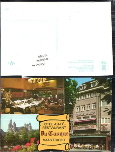 713799 Maastricht Hotel Cafe Du Casque