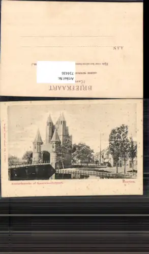 714436 Haarlem Amsterdamsche of Spaarnwouderpoort