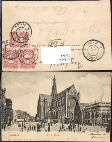 714442 Haarlem Groote Markt 1900