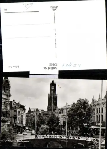 73108,Foto Ak Utrecht Oudegracht