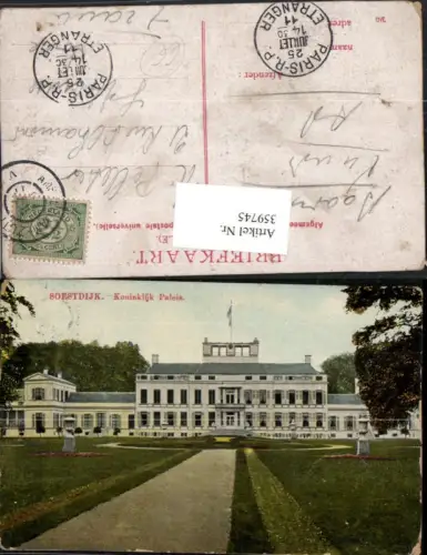359745,Netherlands Soestdijk Koninklijk Paleis Palast Schloss