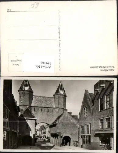 359746,Netherlands Amersfoort Kamperbinnenpoort Straßenansicht Tor Türme