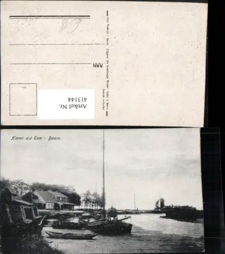 413144,Netherlands Baarn Haven an d. Eem Anlegestelle Segelboot Boote