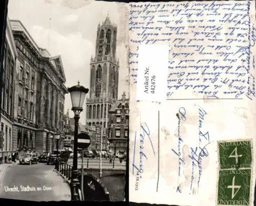 442476,Netherlands Utrecht Stadhuis en Dom Rathaus Kirche Turm