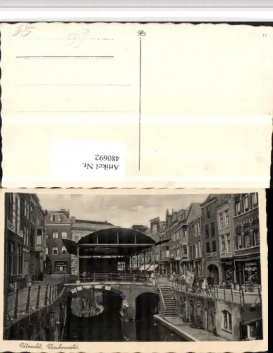 480692,Netherlands Utrecht Vischmarkt Kanal