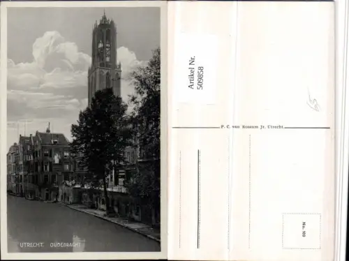 509858,Netherlands Utrecht Oudegracht Kanal Turm