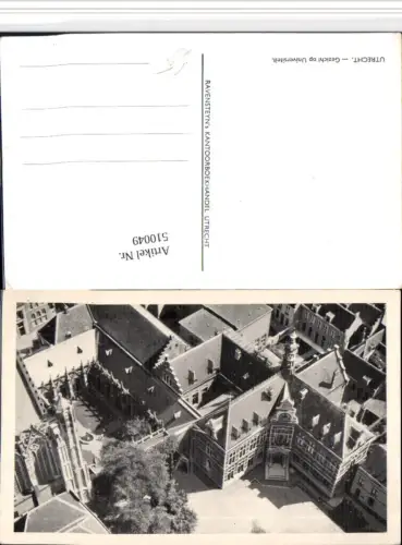 510049,Netherlands Utrecht Gezicht op Universiteit Universität