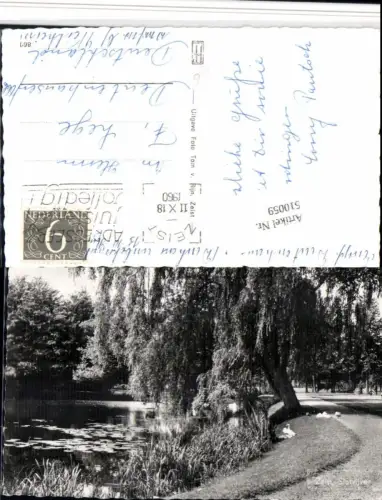 510059,Netherlands Zeist Slotvijver Teich Partie
