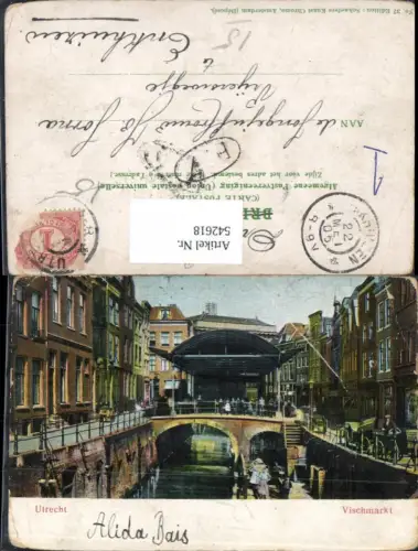 542618,Netherlands Utrecht Vischmarkt