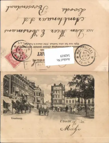 542619,Netherlands Utrecht Vreeburg Kutschen
