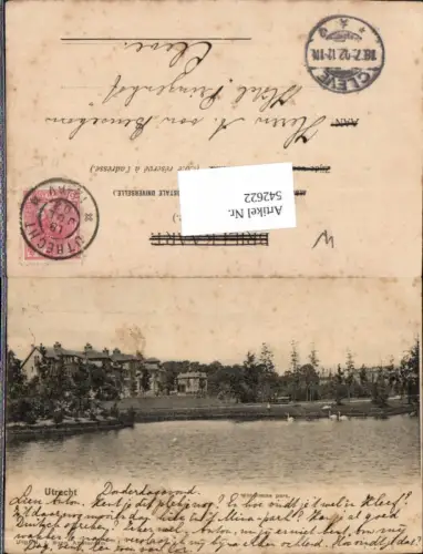 542622,Netherlands Utrecht Wilhelmina Park 1900