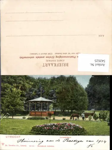 542625,Netherlands Utrecht Lucasbolwerk Park pub Dr. Trenkler 22744