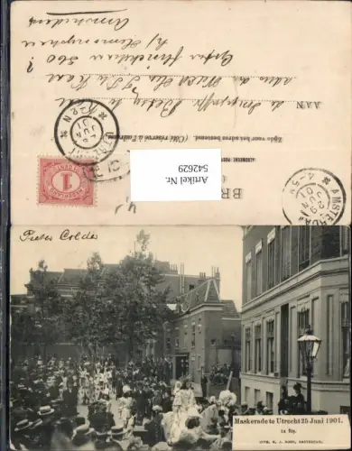 542629,Netherlands Utrecht Maskerade 25. Juni 1901 Le Roy