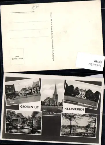 81580,Groeten Uit Kerk van den H.Pancratius Haaksbergen Mehrbildansicht Watermolen Bij de Bulten