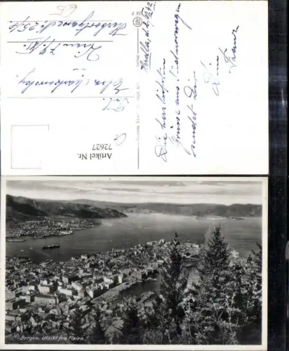 72627,Bergen Utsikt Frau Floin Ansicht