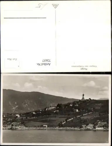 72657,Norge Vangnes med Frithjofstatuen Statue Denkmal