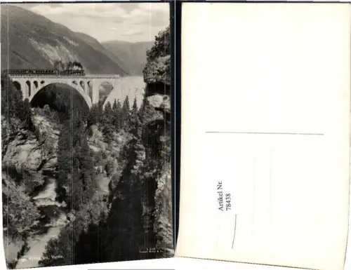 78438,Kylling bro Verma Brücke Lokomotive Romsdalen