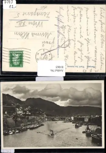 81065,Bergen Parti fa haven Patrie vom Hafen