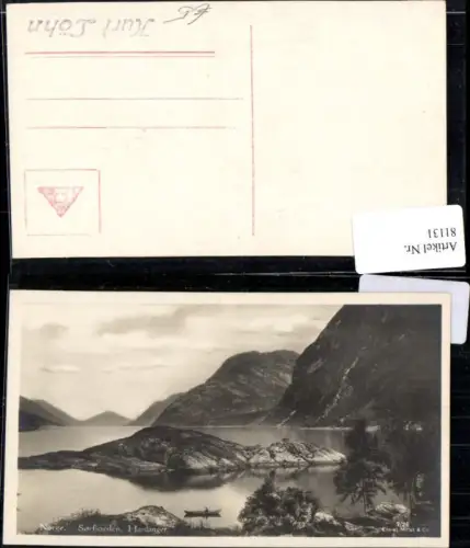 81131,Norge Sorfijorden Hardanger Ruderboot