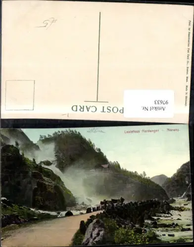 97633,Laatefoss Hardanger Norway Ansicht Kutsche