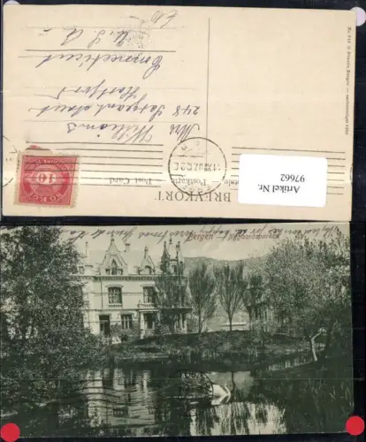 97662,Bergen Nygaardensparken Ansicht 1912