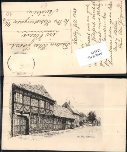 124337,Chr. Tom Petersen Künstlerkarte Riddergade Fredericia