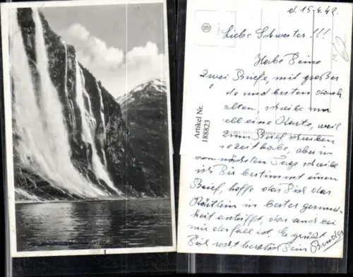 188823,Norwegen Geirangerfjord Wasserfall