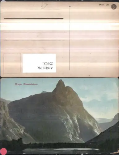 257051,Norge Romsdalshorn Bergkulisse