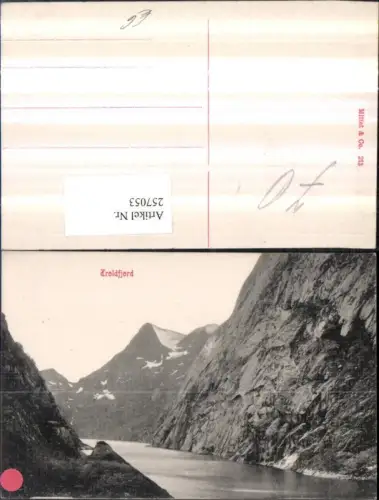257053,Trollfjord Troldfjord Fjord Bergkulisse