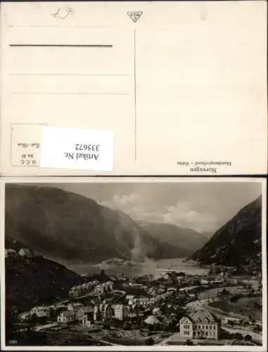 335672,Hardangerfjord Odda Totale Bergkulisse