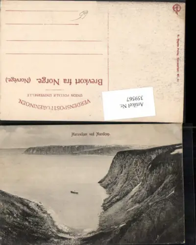 359567,Norway Hornviken ved Nordkap Steilküste