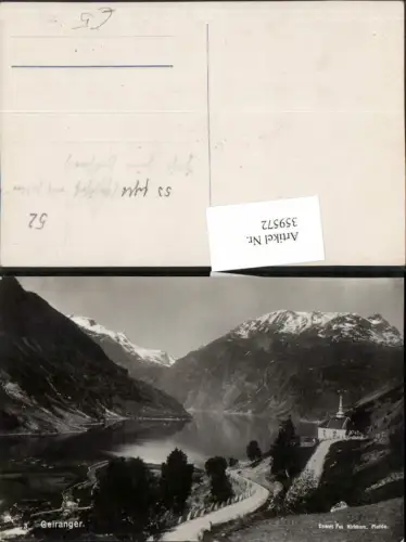 359572,Norway Geiranger Kirche Bergkulisse