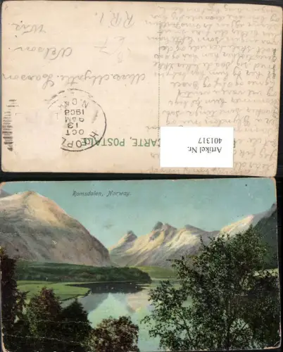 401317,Norway Romsdalen Bergkulisse