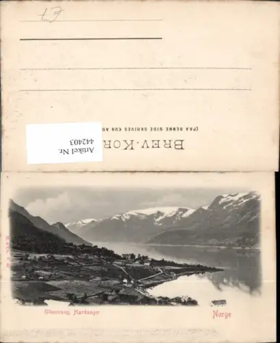 442403,Norway Norge Ullensvang Hardanger Bergkulisse