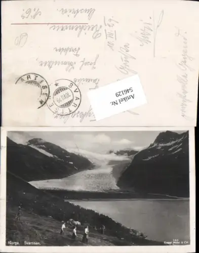 546129,Norway Norge Svartisen Bauern Feldarbeit Gletscher Nordland