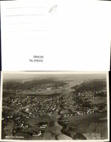 603080,Luftbild Flyvefoto Sandejord Norway