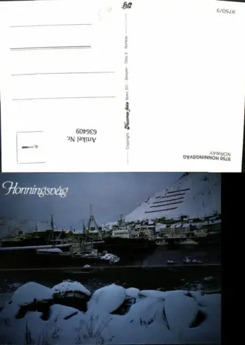 636409,Honningsvag Hafen Schiffe i. Winter Norway