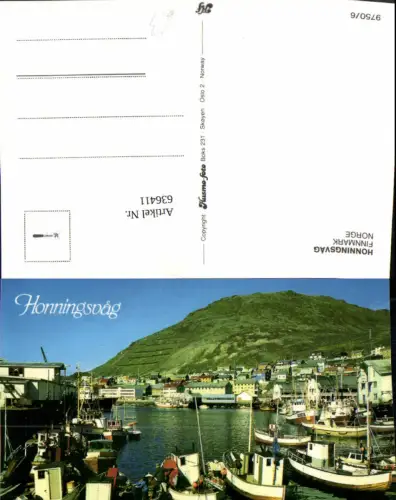636411,Honningsvag Finnmark Hafen Schiffe Boote Norway
