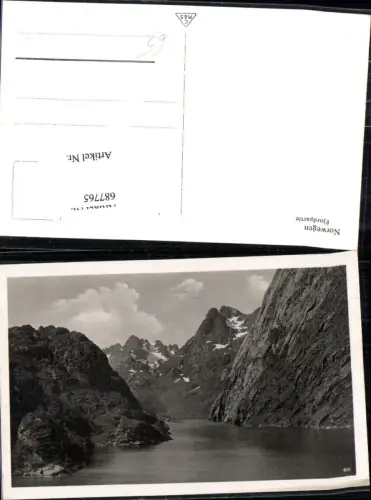 687765 Norway Norwegen Fjordpartie