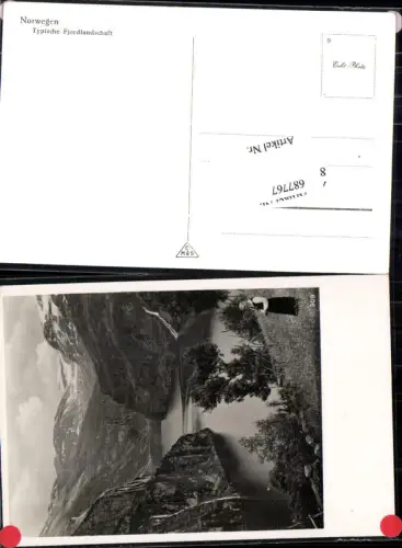687767 Norway Norwegen Fjordlandschaft Fjord Tracht