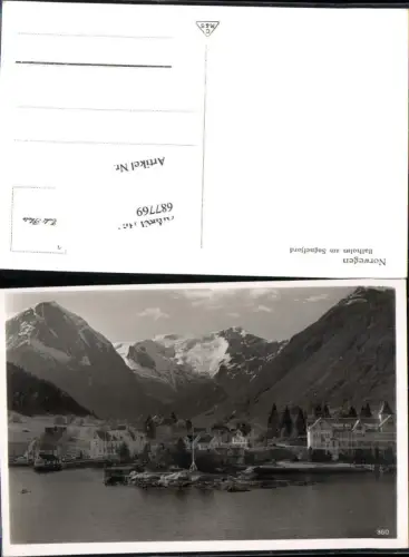 687769 Norway Norwegen Balholm Sognefjord