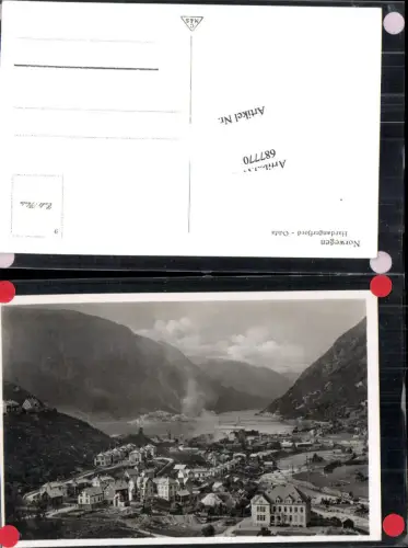 687770 Norway Norwegen Odda Hardangerfjord