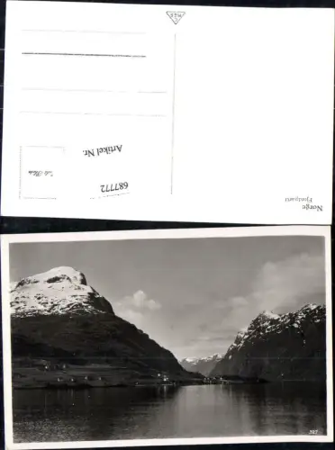 687772 Norway Norwegen Fjordpartie Fjord